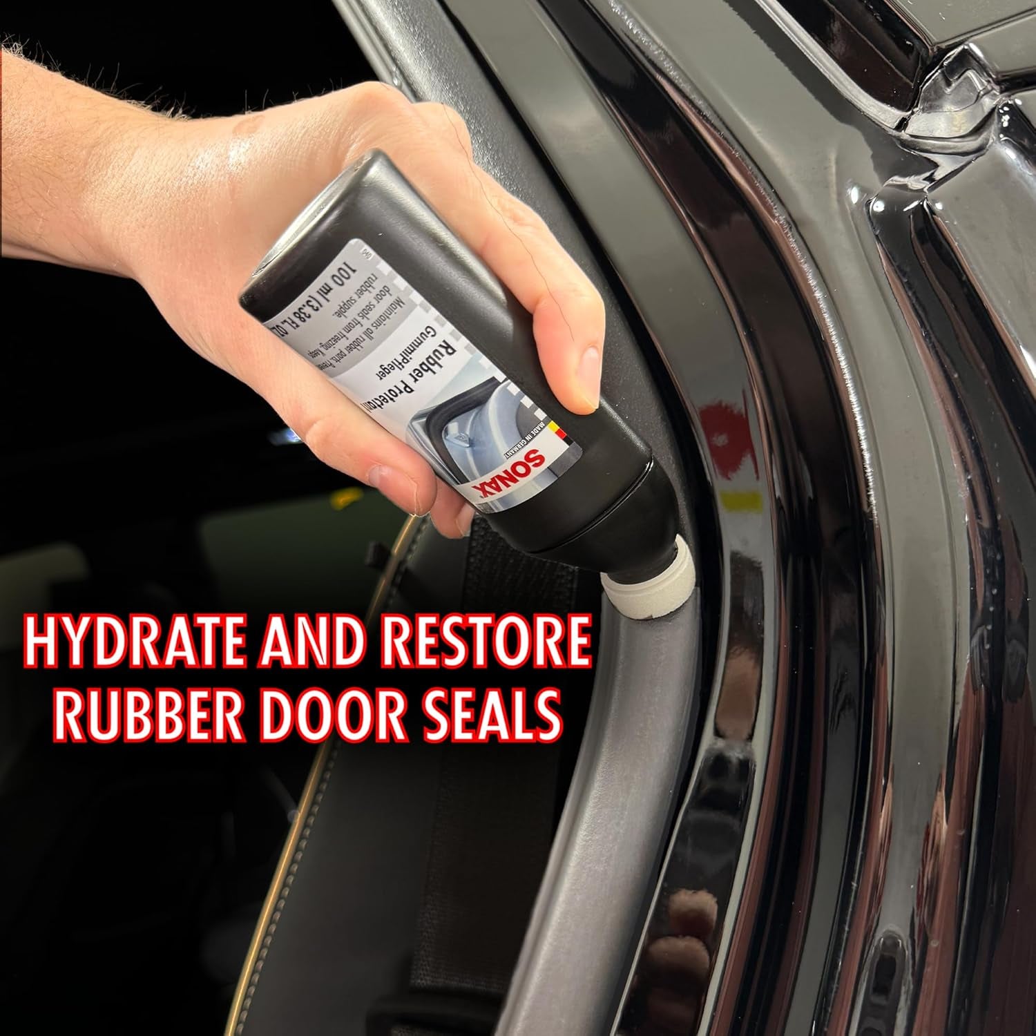 Rubber Protectant | Gummipfleger | Rubber Trim and Seal Conditioner | Prevents Sticking in Winter | Easy Application | Prolongs Rubber Seals | 340100
